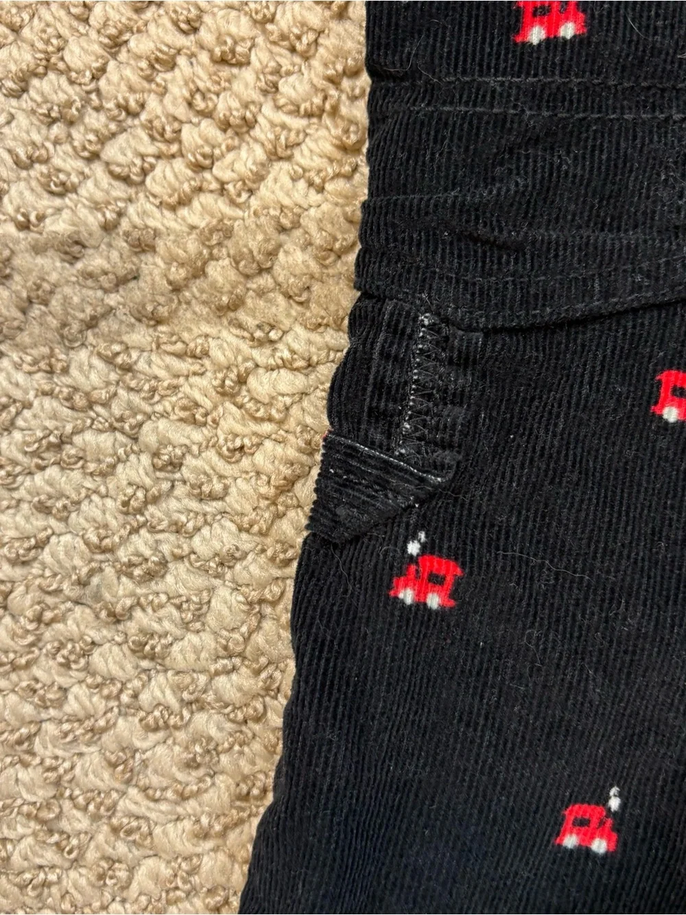 Oshkosh Toddler‎ Train Corduroy Overalls - Black Size 9 Months